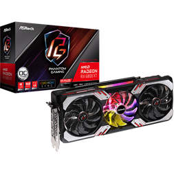 Asrock Radeon RX 6800 XT Phantom Gaming OC 16GB GDDR6 256-bit grafikus kártya