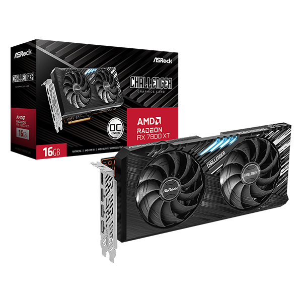 Asrock Radeon RX 7800 XT Challenger OC 16GB GDDR6 256-bit grafikus kártya