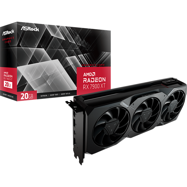 Asrock Radeon RX 7900 XT AMD 20GB GDDR6 320bit PCIe videókártya