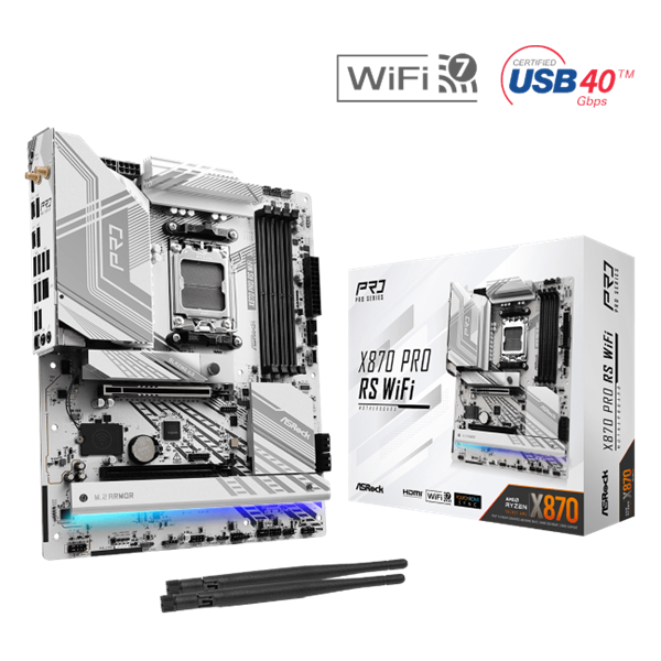 Asrock X870 PRO RS WIFI AMD X870 AM5 ATX alaplap