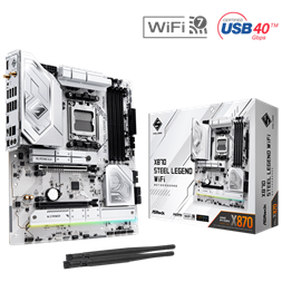 Asrock X870 STEEL LEGEND WIFI AMD X870 AM5 ATX alaplap