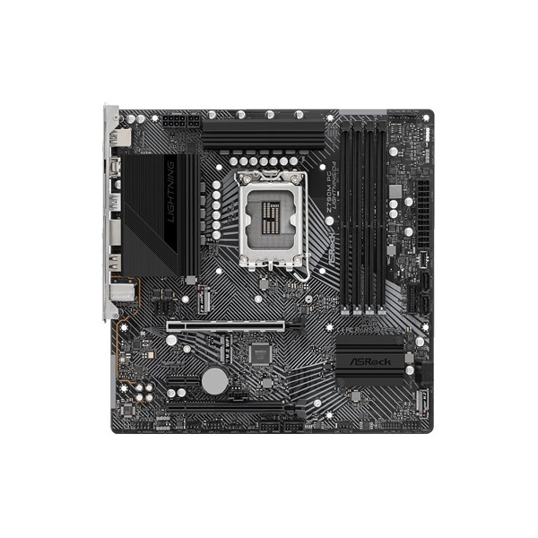 Asrock Z790M PHANTOM GAMING LIGHTNING/D4 desktop alaplap microATX
