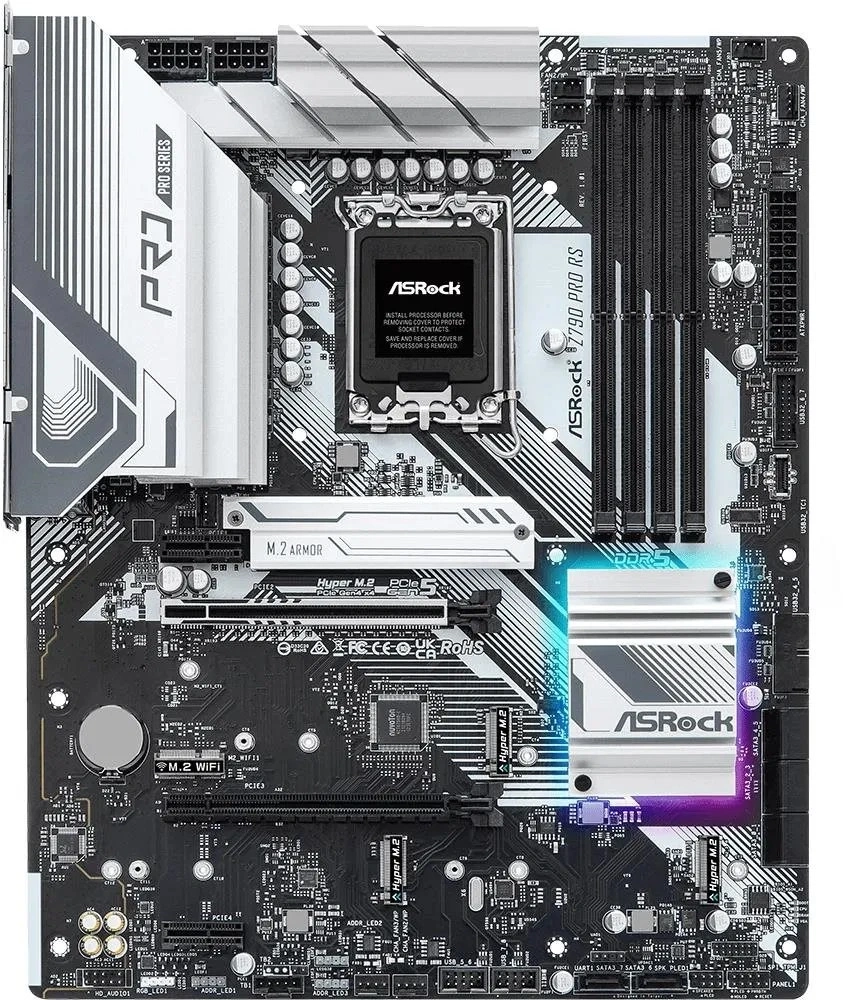 Asrock Z790 PRO RS/D4 desktop alaplap