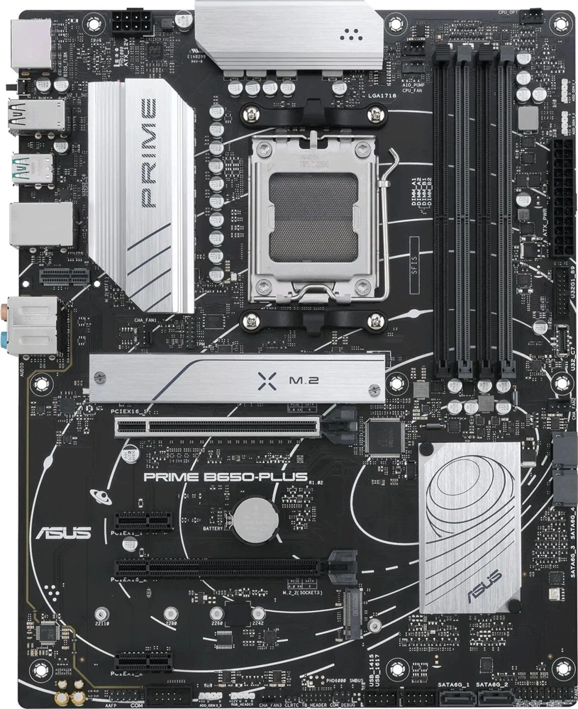 Asus AMD PRIME B650-PLUS-CSM AM5 (B650, ATX, 4xDDR5 6400+MHz, 4xSATA3, 2x M.2, HDMI+DP) alaplap