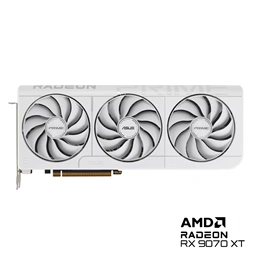 Asus AMD Radeon RX 9070 XT Prime OC White Edition 16GB GDDR6 256bit PCIe videókártya
