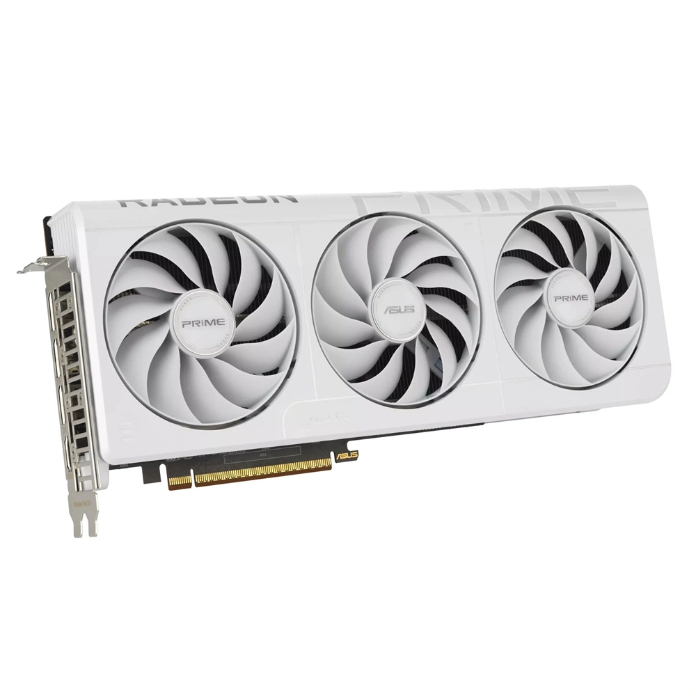 Asus AMD Radeon RX 9070 XT Prime OC White Edition 16GB GDDR6 256bit PCIe videókártya