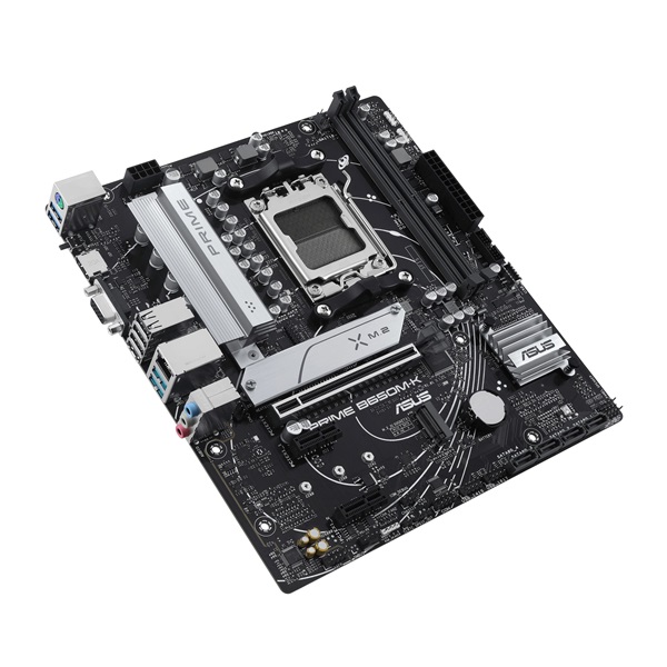 Asus Alaplap - AMD PRIME B650M-K AM5 (B650, ATX, 2xDDR5 7800+MHz, 4xSATA3, 2x M.2, HDMI+VGA) (Újracsomagolt)