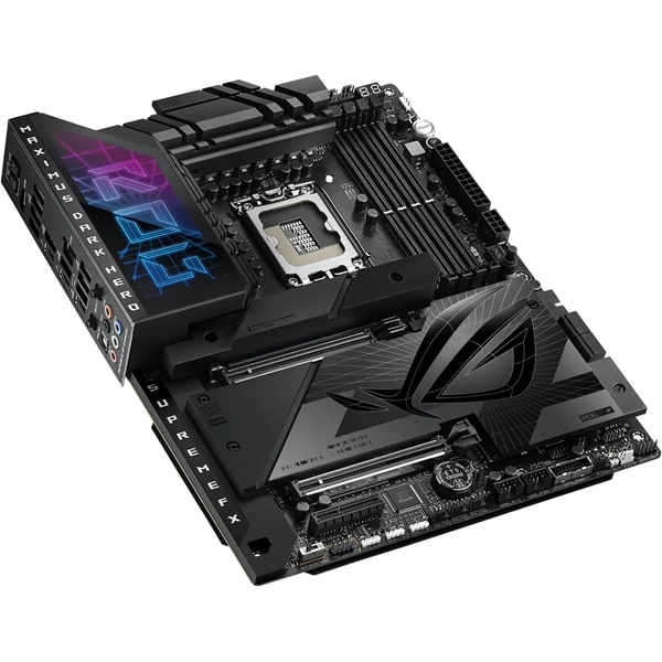 Asus Alaplap - Intel ROG MAXIMUS Z790 DARK HERO LGA1700 (Z790, ATX, 4xDDR5 8000+MHz, 4xSATA3, 5xM.2, HDMI+2xThunderbolt)