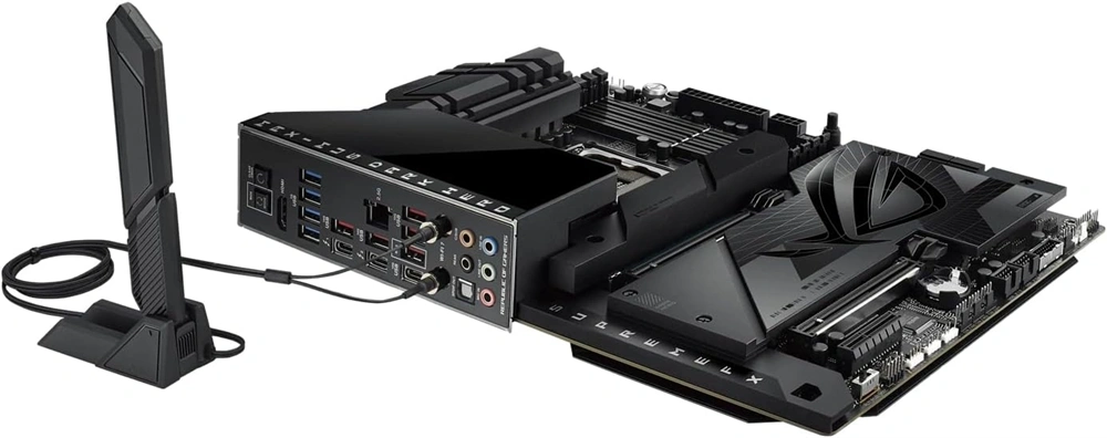 Asus Alaplap - Intel ROG MAXIMUS Z790 DARK HERO LGA1700 (Z790, ATX, 4xDDR5 8000+MHz, 4xSATA3, 5xM.2, HDMI+2xThunderbolt)