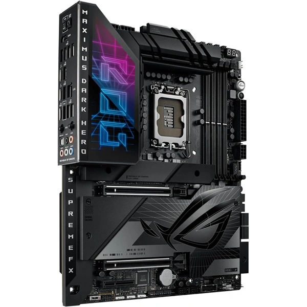 Asus Alaplap - Intel ROG MAXIMUS Z790 DARK HERO LGA1700 (Z790, ATX, 4xDDR5 8000+MHz, 4xSATA3, 5xM.2, HDMI+2xThunderbolt)