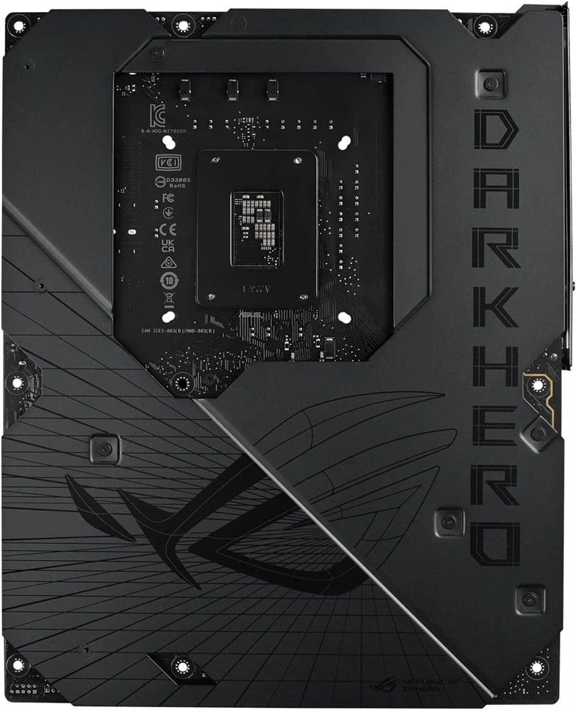 Asus Alaplap - Intel ROG MAXIMUS Z790 DARK HERO LGA1700 (Z790, ATX, 4xDDR5 8000+MHz, 4xSATA3, 5xM.2, HDMI+2xThunderbolt)