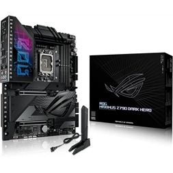 Asus Alaplap - Intel ROG MAXIMUS Z790 DARK HERO LGA1700 (Z790, ATX, 4xDDR5 8000+MHz, 4xSATA3, 5xM.2, HDMI+2xThunderbolt)
