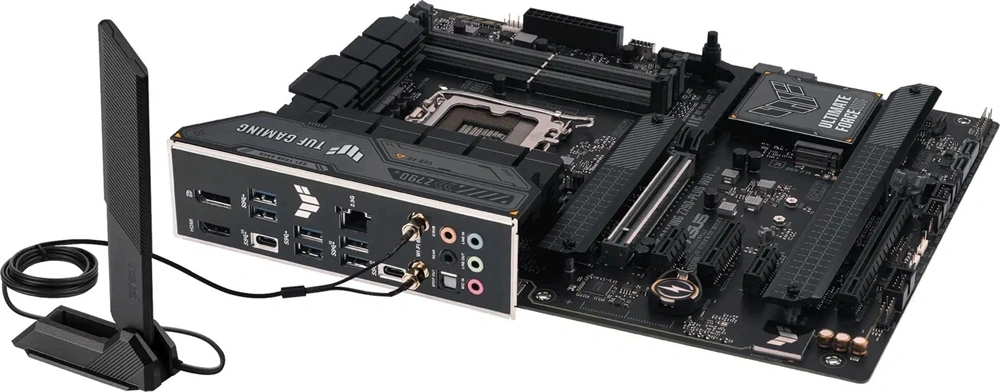 Asus Alaplap - Intel TUF GAMING Z790-PLUS WIFI LGA1700 (Z790, ATX, 4xDDR5 7800+MHz, 4xSATA3, 4xM.2, HDMI+DP)