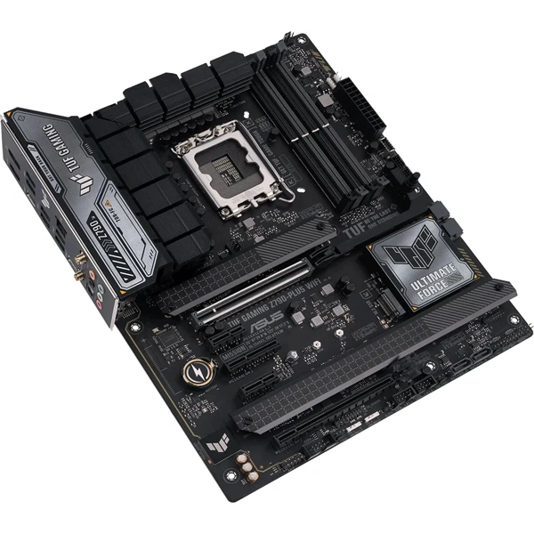 Asus Alaplap - Intel TUF GAMING Z790-PLUS WIFI LGA1700 (Z790, ATX, 4xDDR5 7800+MHz, 4xSATA3, 4xM.2, HDMI+DP)