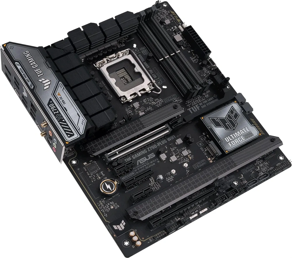 Asus Alaplap - Intel TUF GAMING Z790-PLUS WIFI LGA1700 (Z790, ATX, 4xDDR5 7800+MHz, 4xSATA3, 4xM.2, HDMI+DP)