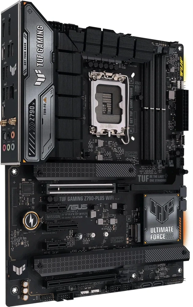Asus Alaplap - Intel TUF GAMING Z790-PLUS WIFI LGA1700 (Z790, ATX, 4xDDR5 7800+MHz, 4xSATA3, 4xM.2, HDMI+DP)