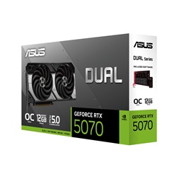 Asus Dual GeForce RTX 5070 OC Edition nVidia 12GB GDDR7 192bit PCIe videókártya
