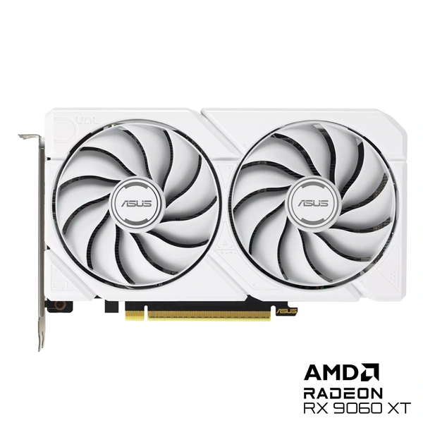 Asus Dual Radeon RX 9060 XT White Edition AMD 16GB GDDR6 128bit PCIe videókártya