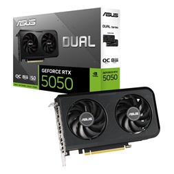 Asus GeForce RTX 5050 Dual OC nVidia 8GB GDDR6 128bit PCIe videókártya