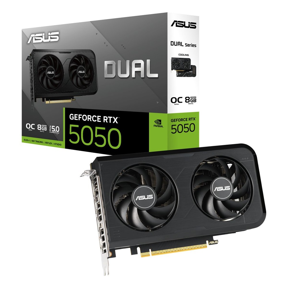 Asus GeForce RTX 5050 Dual OC nVidia 8GB GDDR6 128bit PCIe videókártya