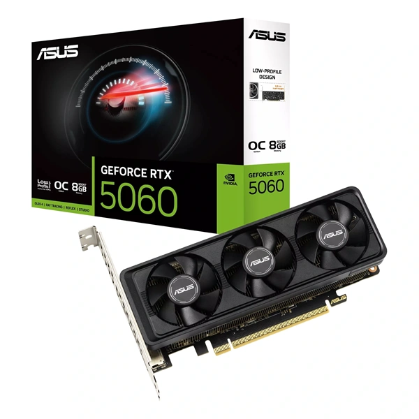 Asus GeForce RTX 5060 LP BRK OC nVidia 8GB GDDR7 128bit PCIe videókártya