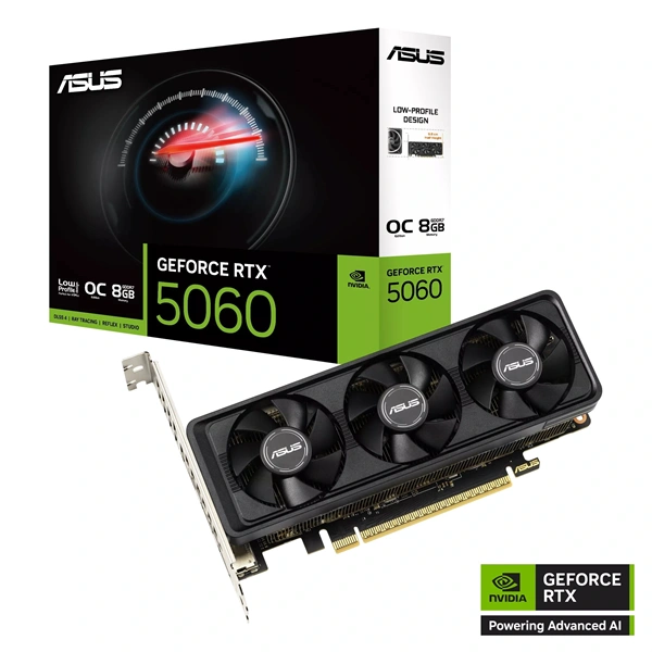 Asus GeForce RTX 5060 LP BRK OC nVidia 8GB GDDR7 128bit PCIe videókártya