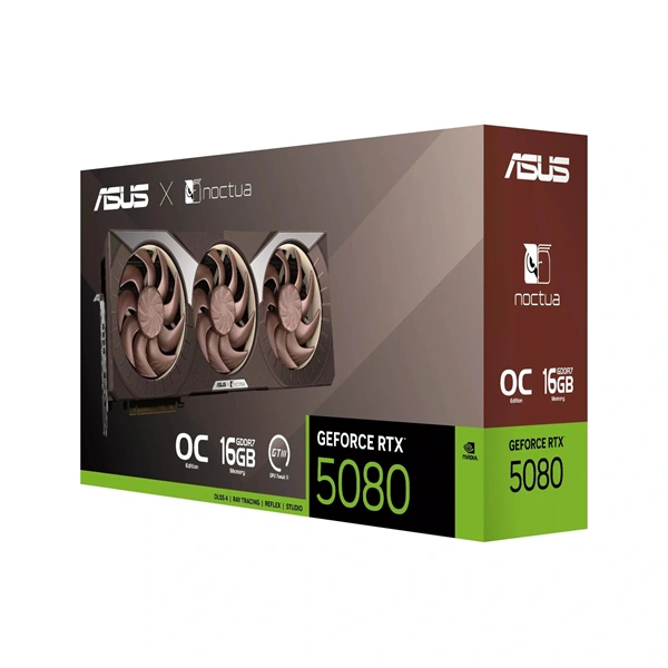Asus GeForce RTX 5080 Noctua OC Edition nVidia 16GB GDDR7 256bit PCIe videókártya