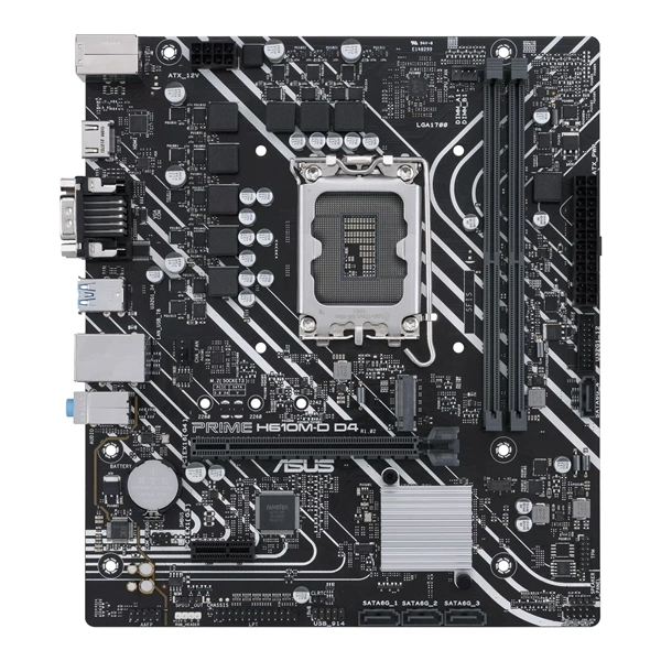 Asus PRIME H610M-D D5 Intel H610 LGA1700 mATX alaplap