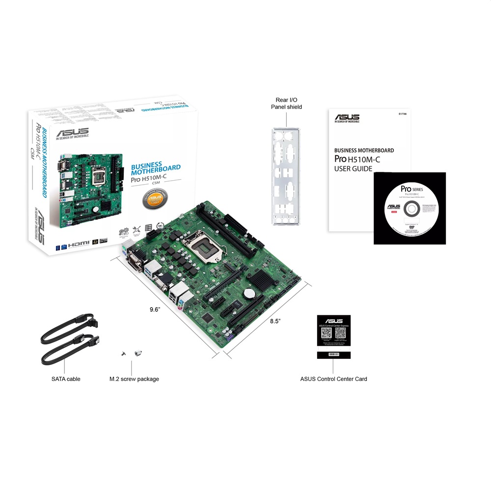 Asus PRO H510M-C/CSM Intel H510 LGA1200 mATX alaplap
