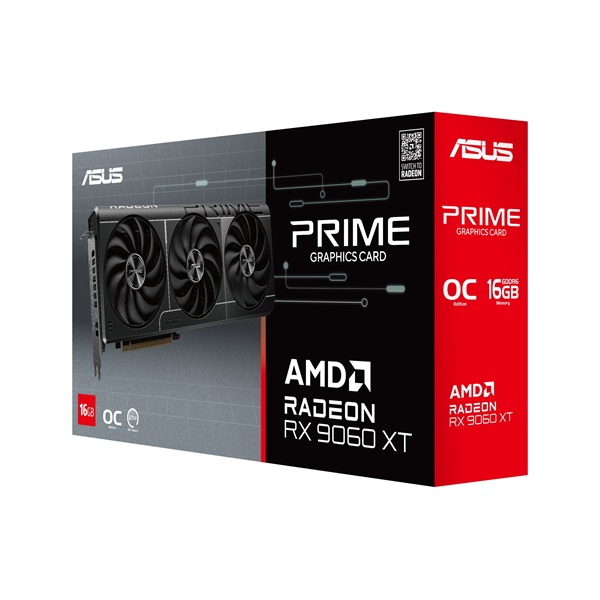 Asus Prime Radeon RX 9060 XT OC Edition AMD 16GB GDDR6 128bit PCIe videókártya