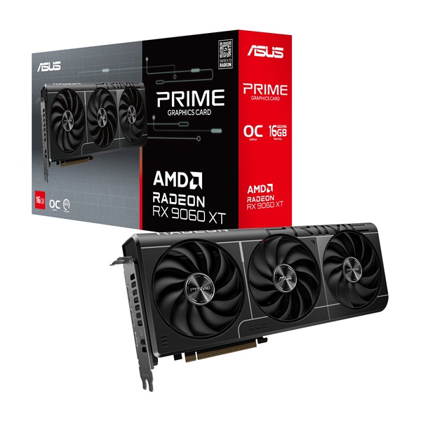 Asus Prime Radeon RX 9060 XT OC Edition AMD 16GB GDDR6 128bit PCIe videókártya