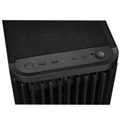 Asus ProArt PA401 WOOD METAL fekete (táp nélküli) mATX ház