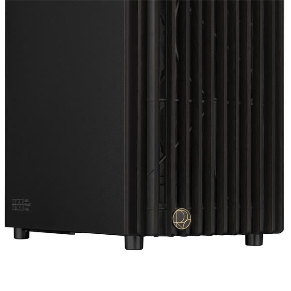 Asus ProArt PA401 WOOD METAL fekete (táp nélküli) mATX ház