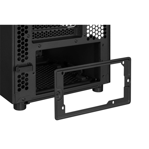 Asus ProArt PA401 WOOD METAL fekete (táp nélküli) mATX ház