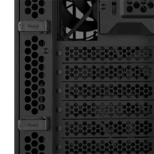Asus ProArt PA401 WOOD METAL fekete (táp nélküli) mATX ház