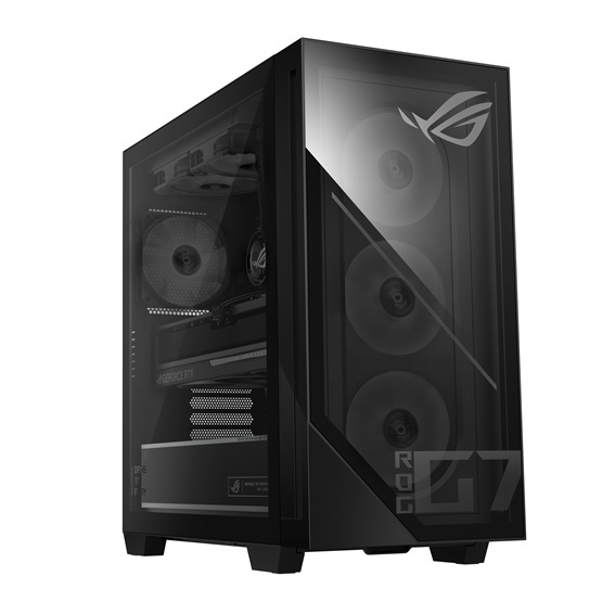 Asus ROG G700 G700TF-07265F251W/Intel Core Ultra 7 265F/32GB/1TB/Win11/RTX 5070 12GB/fekete asztali számítógép