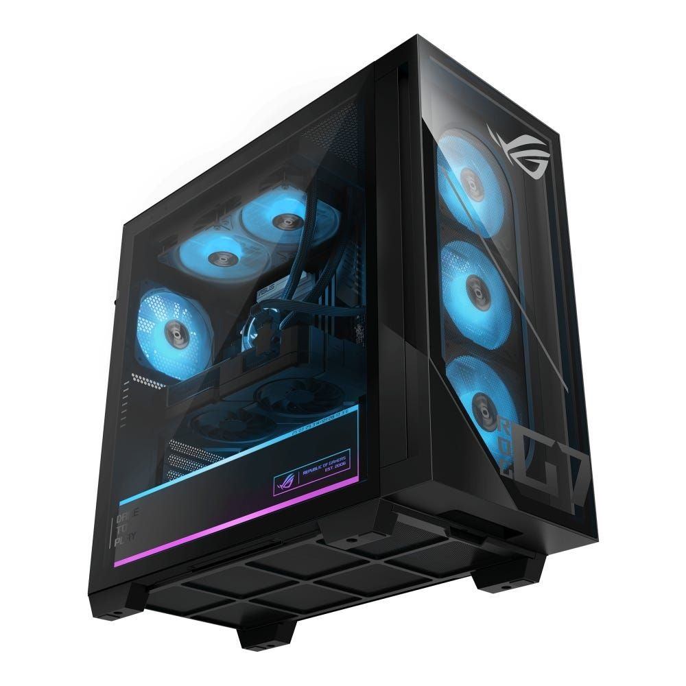 Asus ROG G700 G700TF-09285K168W/Core Ultra 9 285K/64GB/2TB/Win11/RTX 5080 16GB/fekete Gamer PC