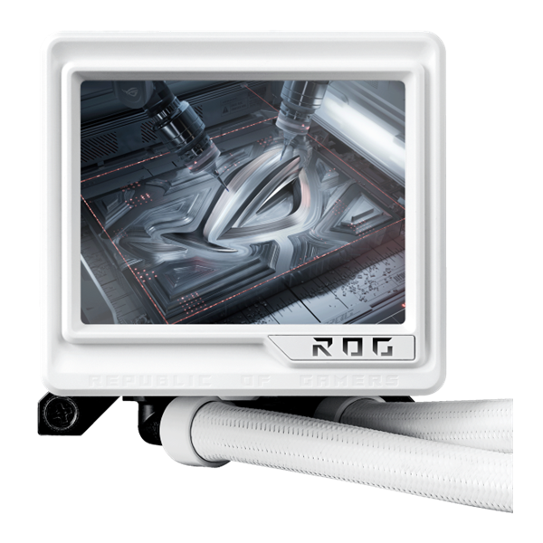 Asus ROG RYUJIN III 360 ARGB fehér vízhűtéses processzor hűtő