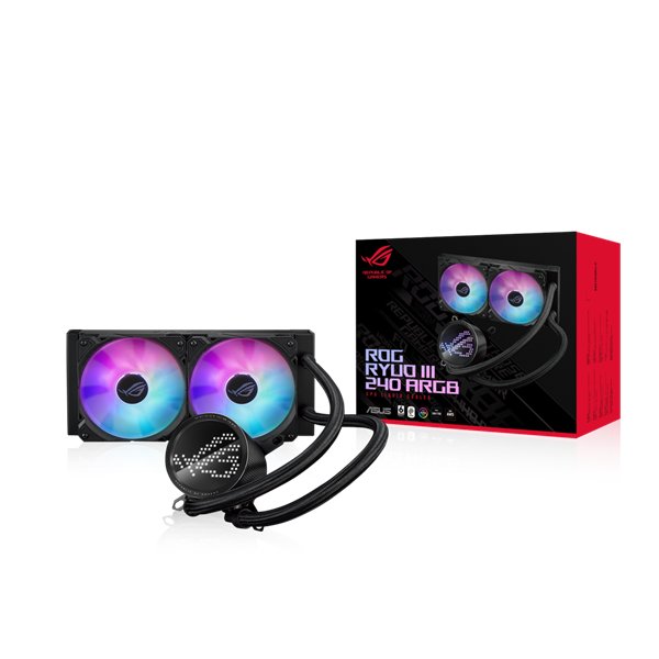 Asus ROG RYUO III 240 ARGB fekete vízhűtéses processzor hűtő