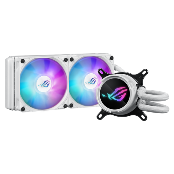 Asus ROG STRIX LC III 240 ARGB fehér vízhűtéses processzor hűtő