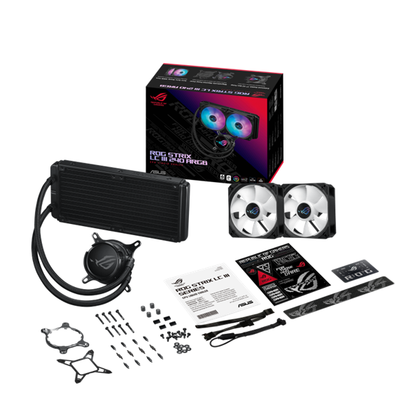 Asus ROG STRIX LC III 240 ARGB vízhűtéses processzor hűtő
