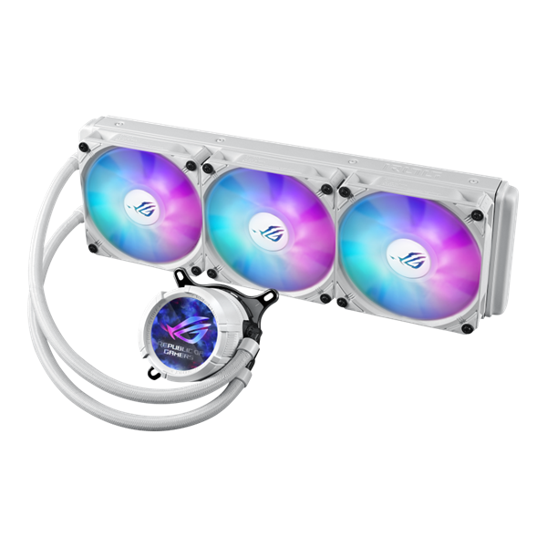 Asus ROG STRIX LC III 360 ARGB fehér vízhűtéses processzor hűtő