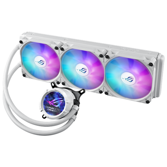 Asus ROG STRIX LC III 360 ARGB fehér vízhűtéses processzor hűtő