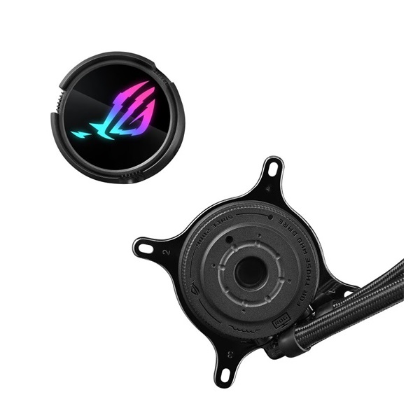 Asus ROG STRIX LC III 360 ARGB fekete vízhűtéses processzor hűtő