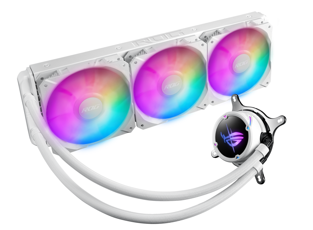 Asus ROG STRIX LC II 360 ARGB White fehér vízhűtéses processzorhűtő