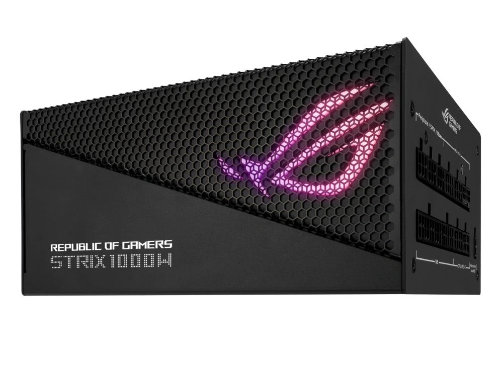 Asus ROG Strix 1000W 80+ Gold Aura Edition ventillátorral moduláris tápegység