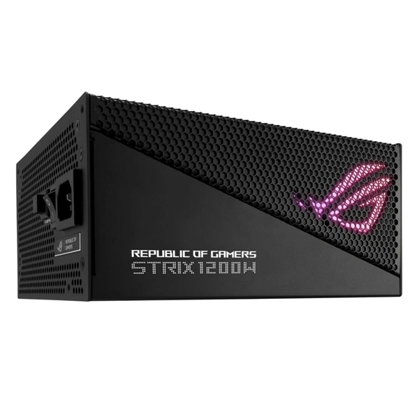 Asus ROG Strix 1200W 80+ Gold Aura Edition ventillátorral moduláris tápegység