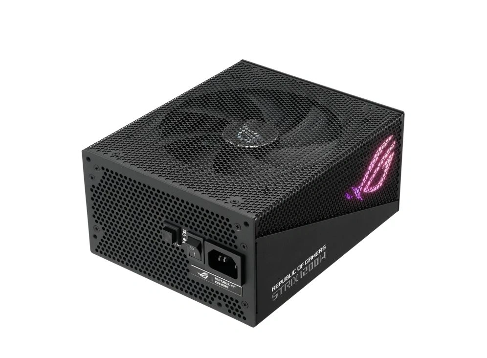 Asus ROG Strix 1200W 80+ Gold Aura Edition ventillátorral moduláris tápegység