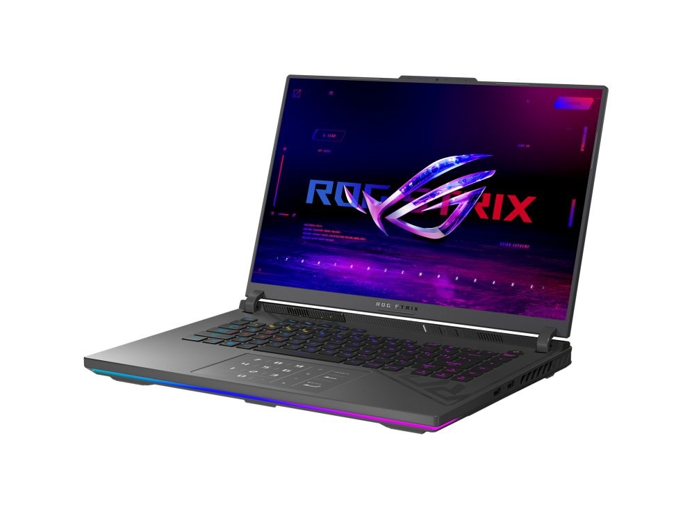 Asus ROG Strix G16 G614JI-N4133W 16"WQXGA/Intel Core i7-13650HX/16GB/512GB/RTX 4070 8GB/Win11/szürke laptop