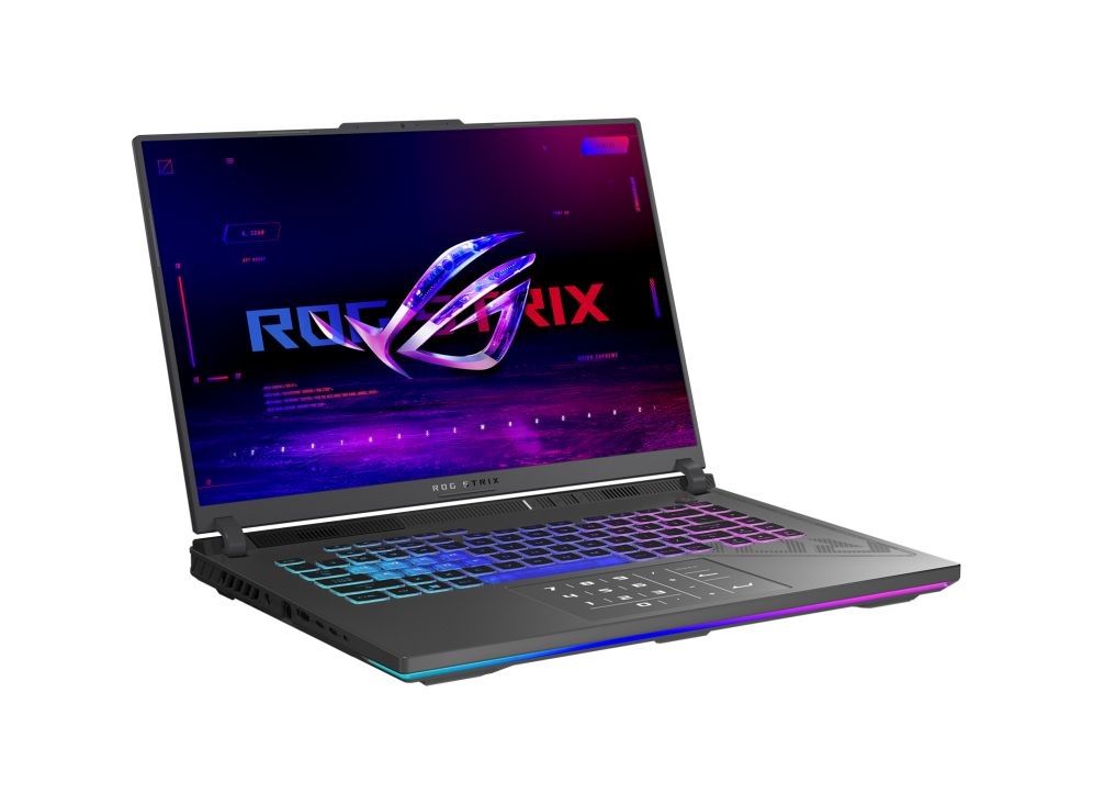 Asus ROG Strix G16 G614JI-N4133W 16"WQXGA/Intel Core i7-13650HX/16GB/512GB/RTX 4070 8GB/Win11/szürke laptop